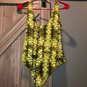 Just a Thought Bodysuit-Yellow